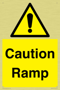 Caution Ramp
